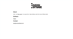 Desktop Screenshot of inversesoftware.com
