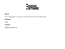Tablet Screenshot of inversesoftware.com